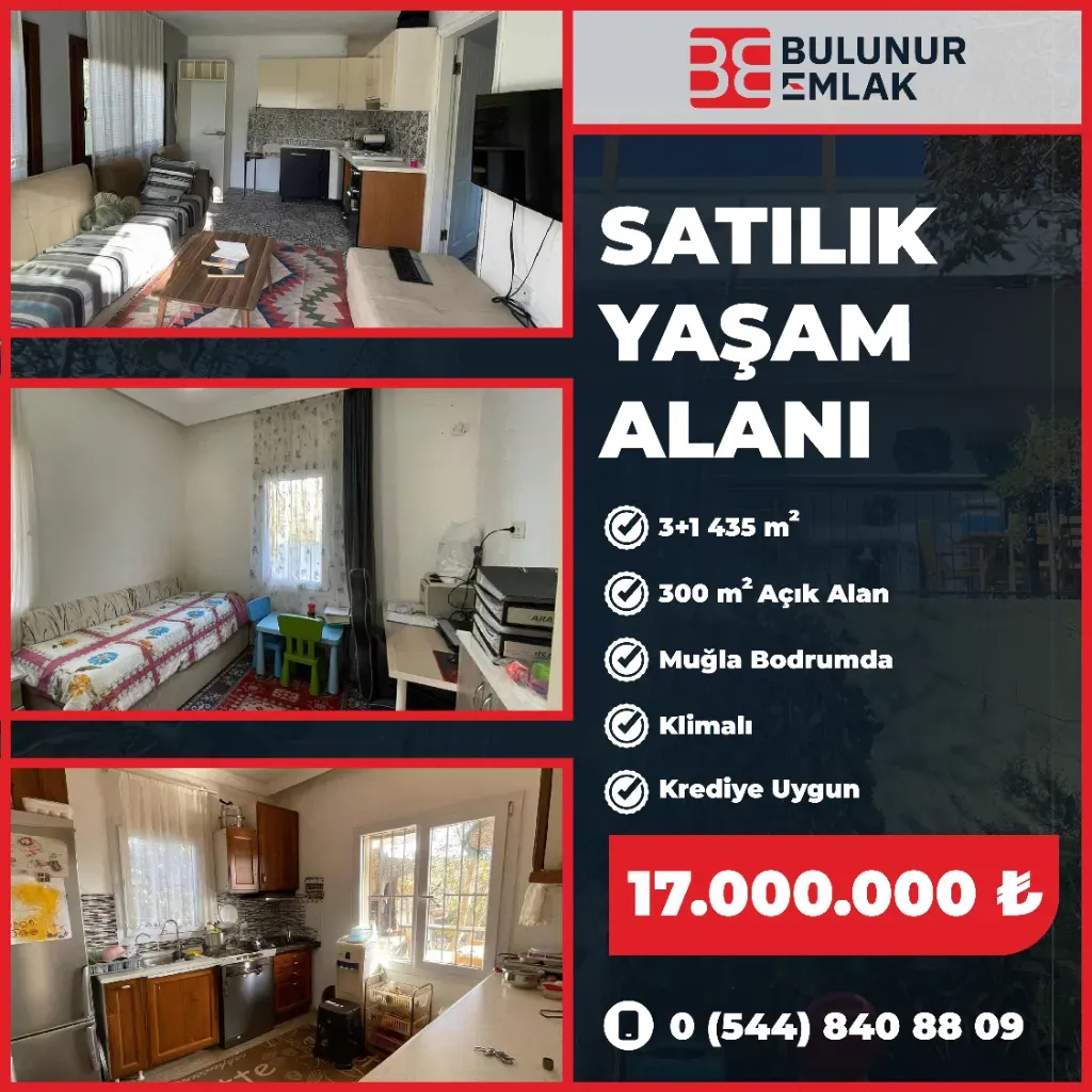 2 DAİRE VE MÜŞTEMİLLAK İLE BERABER KOMPLE SATILIK YAŞAM ALANI