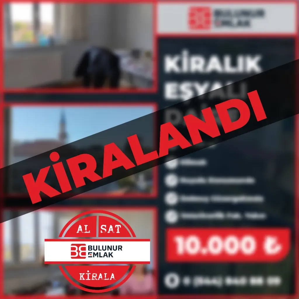 BULUNUR EMLAKTAN KUYULU MAHALLESİNDE KİRALIK DAİRE